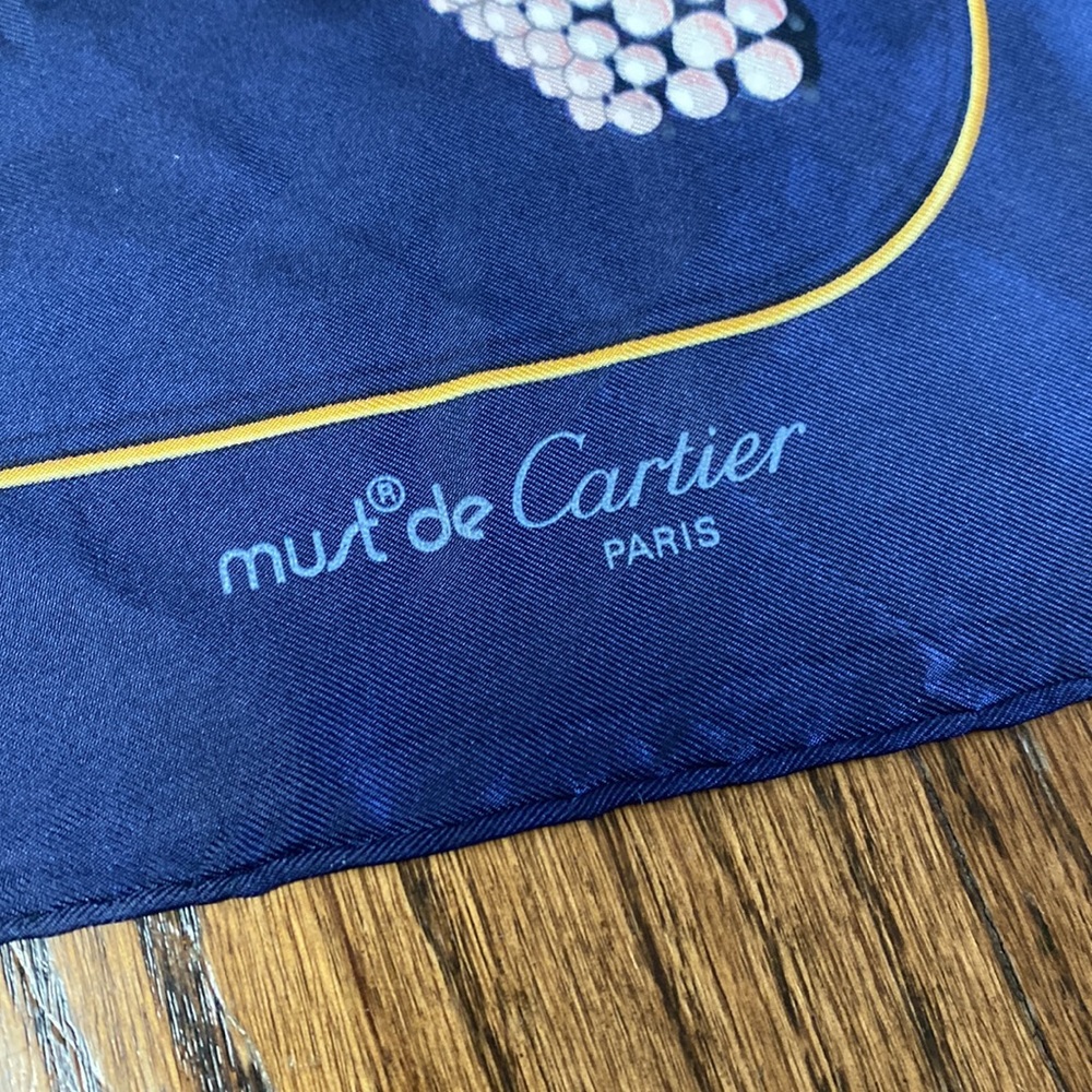 Cartier Silk Scarf 34”x34”